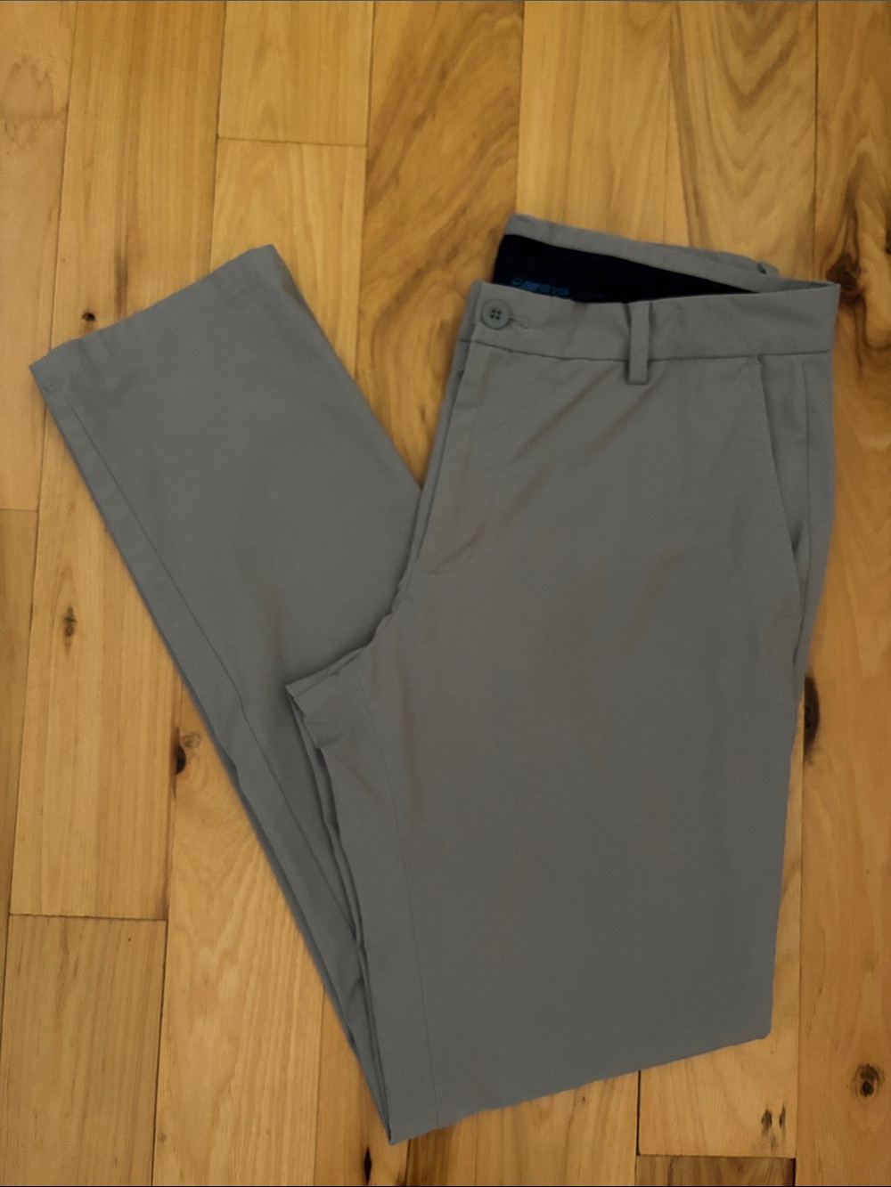 Vineyard Vines Men's On-The-Go Pant Grey Performance Chino Travel Techwear 34x34